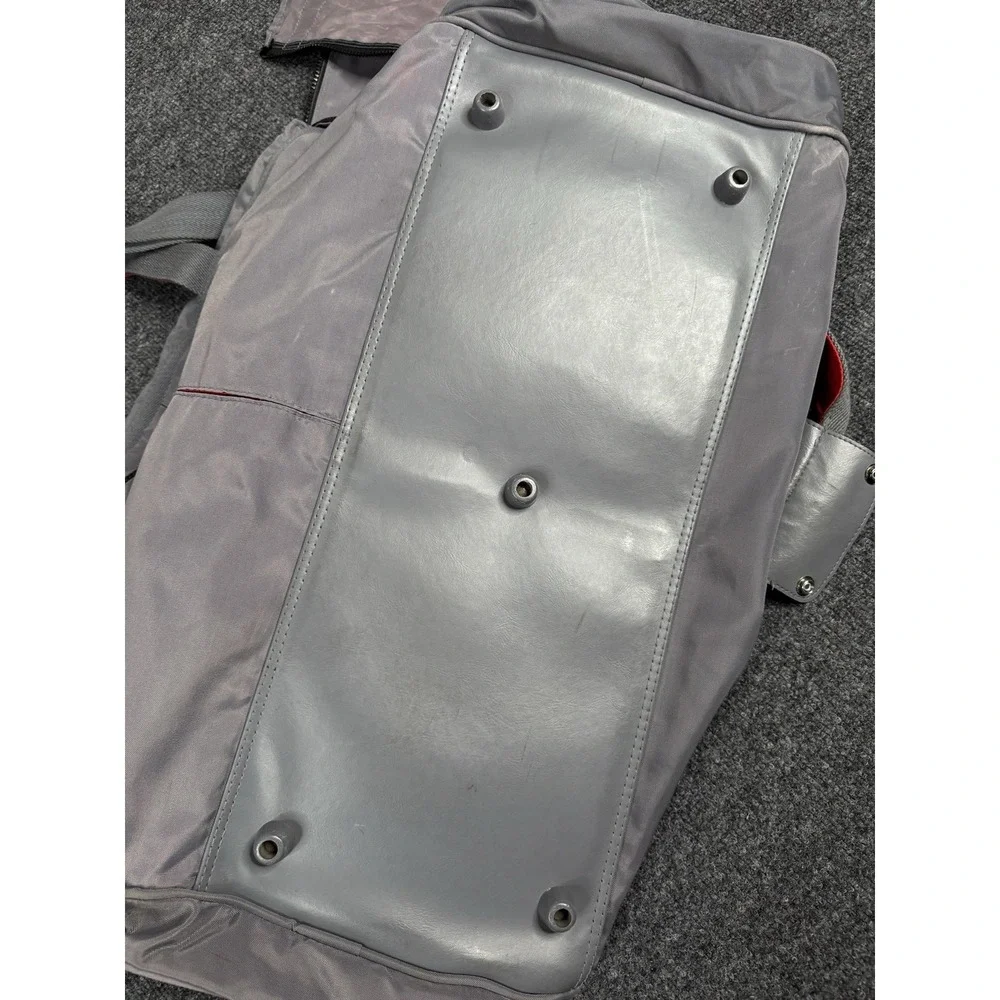 Vintage Members Only Duffel Crossbody Bag Suitcase Unisex Gray